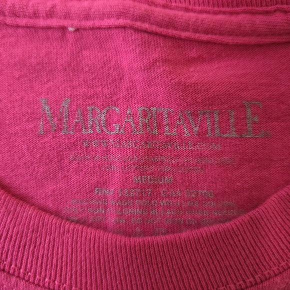 Margaritaville Breast Cancer Awareness Tee Men's Medium - Picture 4 of 4